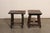 1800s Italian Trestle Leg Wood Side Tables - A Pair For Sale - Image 4 of 11