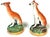 Pair of Victorian Staffordshire Pottery Seated Whippet Figures, Circa 1860 For Sale - Image 10 of 13