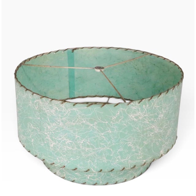 Mid 20th Century Mid Century Modern Fiberglass Lamp Shade For Sale - Image 4 of 10