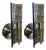 Pair of Cristal Arte Smoky Glass Italian Sconces 1960s For Sale