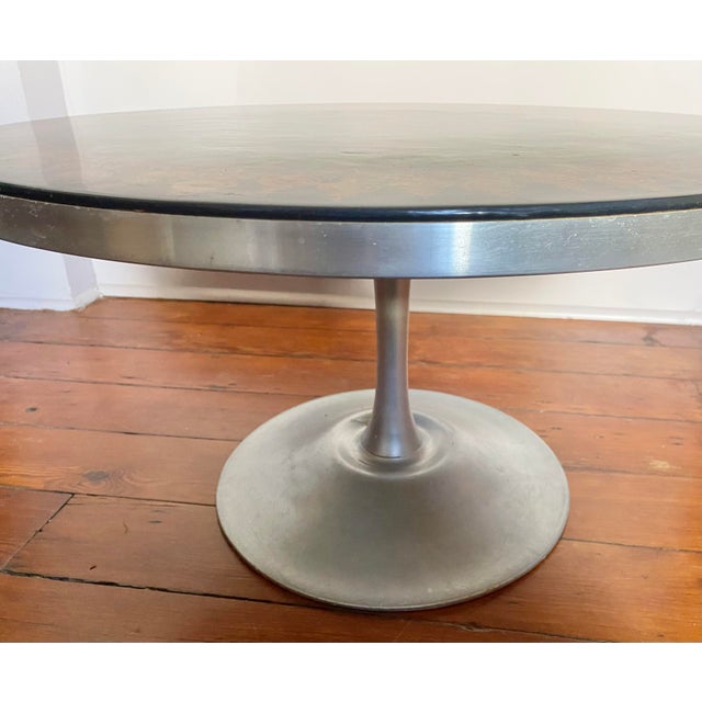 Mid-Century Modern Vintage Rotating Tulip Coffee Table by Poul Cadovius for France & Son W Bjorn Wiinblad & Mygge For Sale - Image 3 of 11