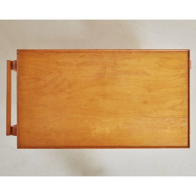 Iconic + Rare Early Edition Bar Cart by Alvar + Aino Aalto for Artek, Designed in 1936 For Sale - Image 9 of 10