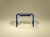 Console Table in blue lacquer with one drawer