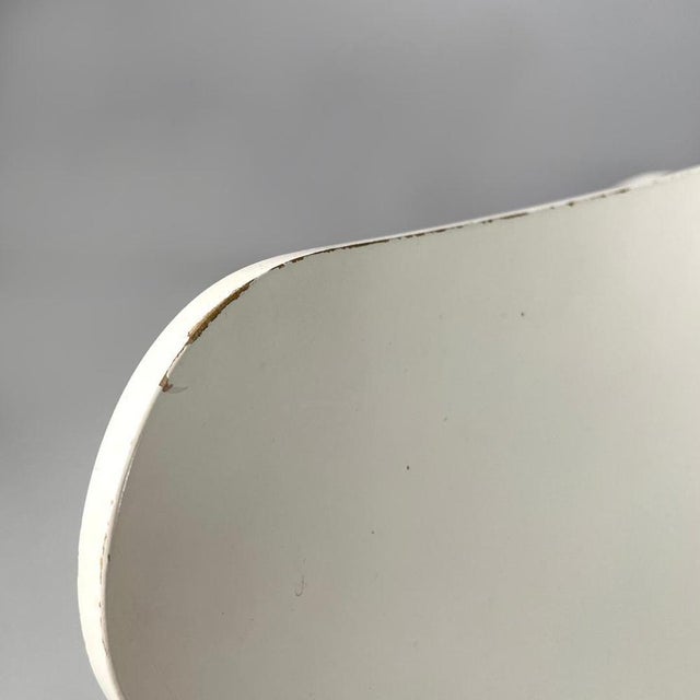 Italian Modern White Lacquered Curved Chairs, 1970s, Set of 6 For Sale - Image 10 of 18