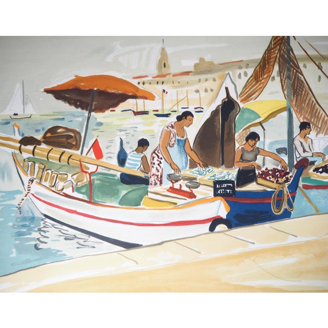 Yves BRAYER (1907-1990)Merchants of the old portOriginal color lithographSigned in pencilLimited edition of 242 copies...