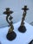 Vintage Brass Koi Fish or Dolphin Candlesticks For Sale - Image 4 of 11