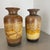 Pottery Fat Lava Desert Vases attributed to Scheurich, Germany, 1970s, Set of 2 For Sale - Image 15 of 18