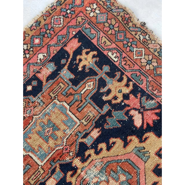 Geometric Floral & Vines Medallions Rug - 3.3 X 4.4 For Sale - Image 11 of 12