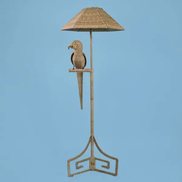 Parrot Floor Lamp by Mario Lopez Torres by Mario Lopez Torres in nice as found condition. There are minor scuffs to the...