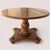 Late 20th Century Vintage Round Solid Maple Pedestal End Table With Decorative Rosettes For Sale - Image 5 of 15
