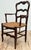French Country Antique Carved Wood French Country Rush Seat Dining Chairs, Set of 6 For Sale - Image 3 of 18