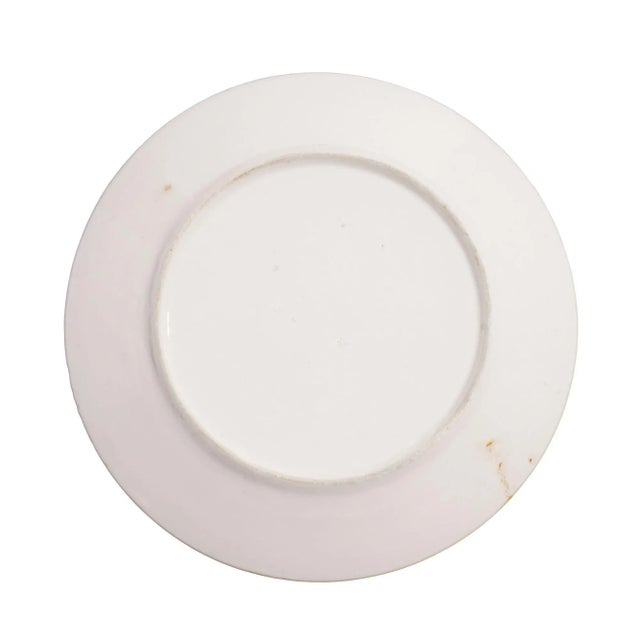 Set of Five Bourbon Sprig Paris Porcelain Tea Plates by Charles Field Haviland, C. 1790 For Sale - Image 12 of 18