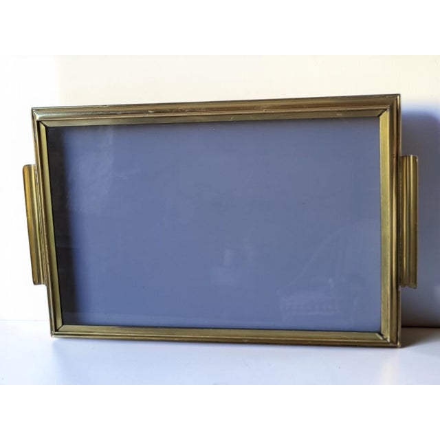 Hollywood Regency Brass Tray, 1960s For Sale - Image 4 of 8