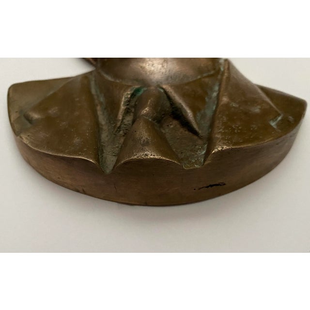 Portraiture 1960s President John Kennedy Bronze Bust For Sale - Image 3 of 5