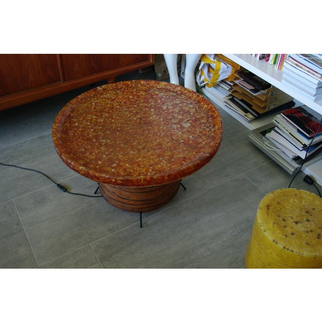French Resin Coffee Table from Accolay, 1970 For Sale - Image 3 of 6