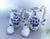 1980s Blue & White Coffee & Tea Pot Set For Sale - Image 4 of 12