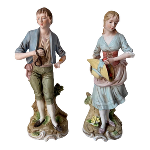 Vintage Man & Woman Figurines "Ardco Fine Quality Dallas”