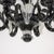 Ca’ Rezzonico’ Style Black & Clear Murano Glass Chandelier in the Manner of Giuseppe Briati For Sale - Image 16 of 18