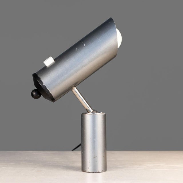 Small Steel Table Lamp, 1970 For Sale - Image 10 of 10