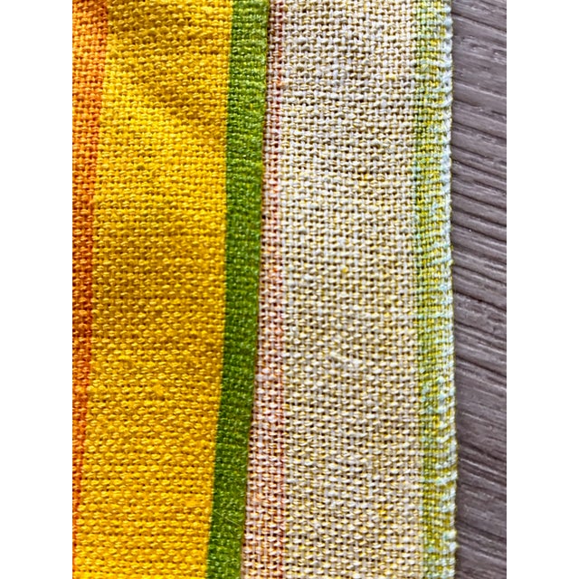 1960s Rainbow Upholstery Fabric 4.66 YDs For Sale In San Francisco - Image 6 of 9