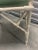 Metal Vintage Pair of 1960’s Faux Bamboo Chippendale Style Metal Garden Chairs For Sale - Image 7 of 7