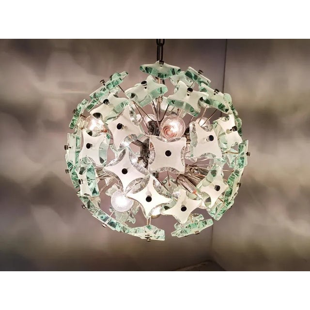 Mid-Century Modern Mid-Century Sputnik Chandelier in Glass, 1970s For Sale - Image 3 of 11