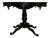 Black Lacquered Guitar Table, 1890s For Sale