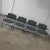 Modern Late 20th Century Gray & Chrome Cantilever Chairs by United Chair Co Style of Steelcase Set of 4 For Sale - Image 3 of 12