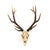 The Deer Skull Wall Decor from Zentique is a polyresin deer skull with antlers wall mount. At 45.5" tall and 32.5" wide,...