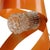 Vintage Orange Table Lamps in Molded Metal, 1960s, Set of 2 For Sale - Image 9 of 11