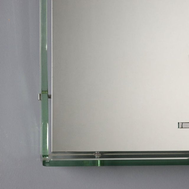 Green Mid-Century Wall Mirror, 1960s-1970s For Sale - Image 8 of 13
