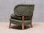 Vintage Lounge Chair in Green Pierre Frey Tweed and Beech by Otto Schulz, Sweden, 1940s For Sale - Image 9 of 17