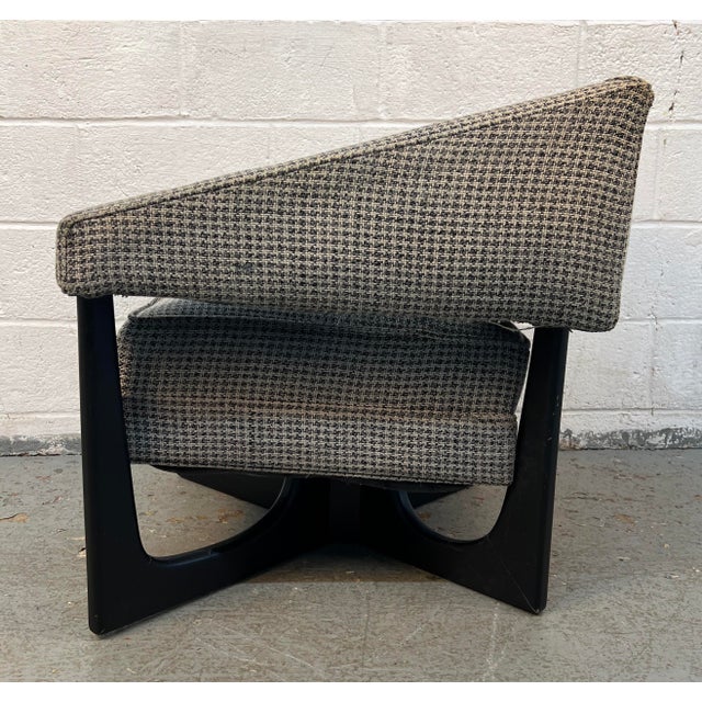 Mid 20th Century Adrian Pearsall for Craft Associates X-Base Lounge Chair, Attributed For Sale - Image 14 of 16