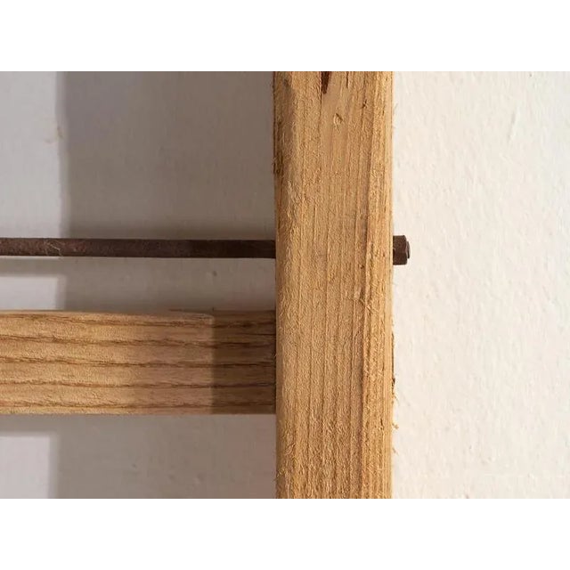 Antique Wood Staircase 1920 2 For Sale - Image 6 of 7