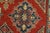 Kazak Rug 9’2” X 11’9” Red Wool Tribal Hand-Knotted Oriental Carpet For Sale - Image 4 of 15