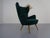 French Wingback Chair with Kvadrat Tonica Upholstery, 1950s For Sale - Image 18 of 18
