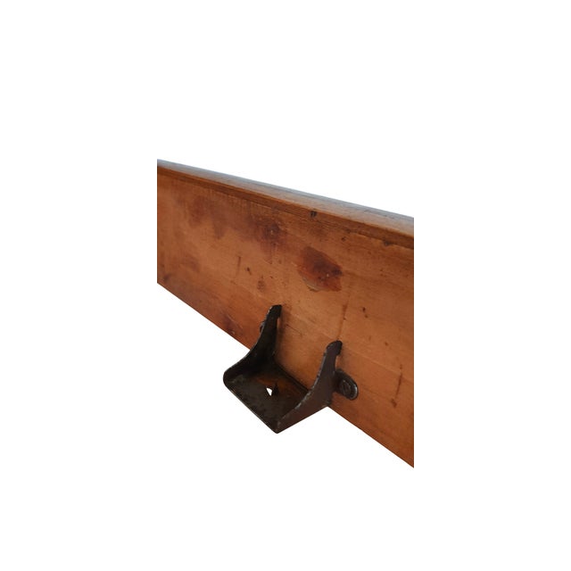Mid-Century Modern Vintage Cherry Bed by Gaetano Descalzi, 1950s For Sale - Image 3 of 4