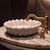 Handmade Blossom White Marble Flower Vessel Sink | Luxury Natural Stone Vanity Bathroom Basin For Sale - Image 9 of 9