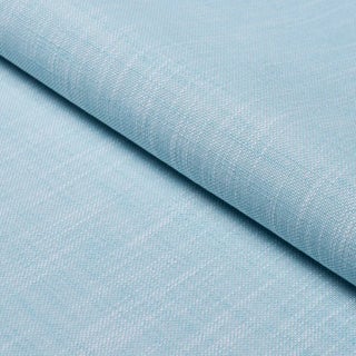 Schumacher Sasha Indoor/Outdoor Fabric In Sky For Sale