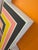 1970s American Artist Joseph Kremer Abstract Geometric Hard Edge Acrylic on Canvas Painting Wood Frame Signed and Dated For Sale - Image 5 of 9