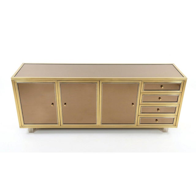 Sideboard by Michel Pigneres for LAngolo Metallarte Roma, France, 1970s For Sale - Image 12 of 12