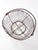 Antique Handmade Wire Gathering Basket For Sale - Image 10 of 13