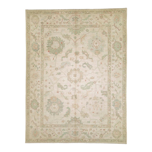 Oushak Rug 10'9" x 14'2" For Sale