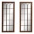 Pair Of Oak Libary Mirrors For Sale