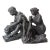Pair of Renoir's Famed "Fire" and Water" Figures; Vintage Copies, by Austin Productions For Sale