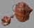 Antique Japanese Carved Boxwood Inro & Netsuke With Mice & Snakes in a Basket For Sale - Image 9 of 12