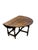 English Antique English Oak Round Drop-Leaf Dining Table For Sale - Image 3 of 4