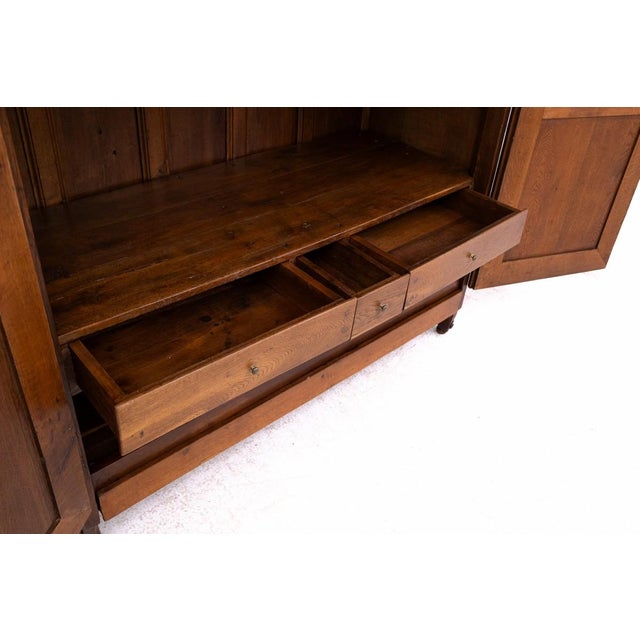 19th Century Large Antique Mid-19th Century Wardrobe, France For Sale - Image 5 of 18