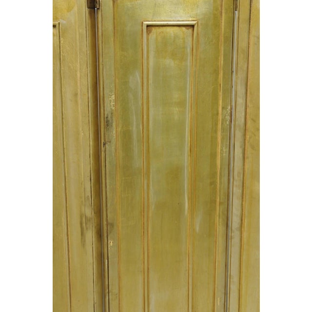 Antique Chinoiserie Oriental Eglomise Antiqued Mirror Glass 3 Panel Room Screen For Sale - Image 18 of 18