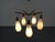 Danish Teak and Glass Spider Ceiling Lamp, Denmark, 1960s For Sale - Image 11 of 17
